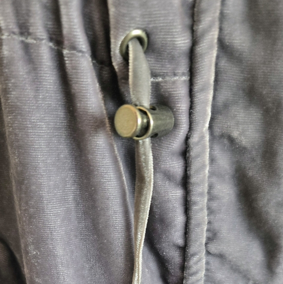 Torrid Women's Long Sleeve Full Zip Snap Grey Velvet Anorak Jacket Size 2X - Picture 7 of 11